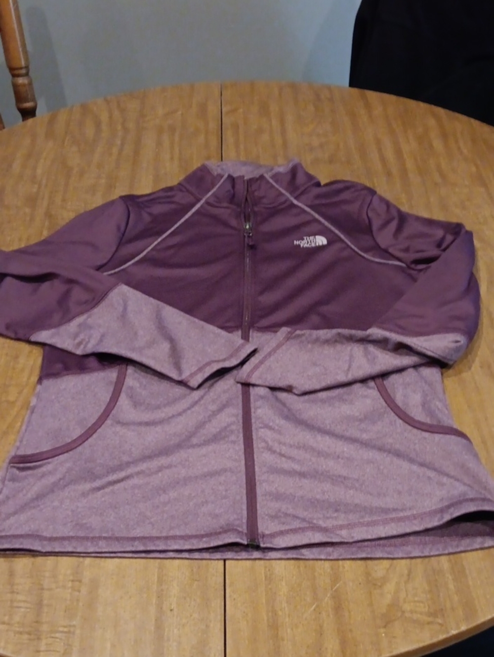 The North Face Women's Two-Tone Plum Zip-Up Jacket